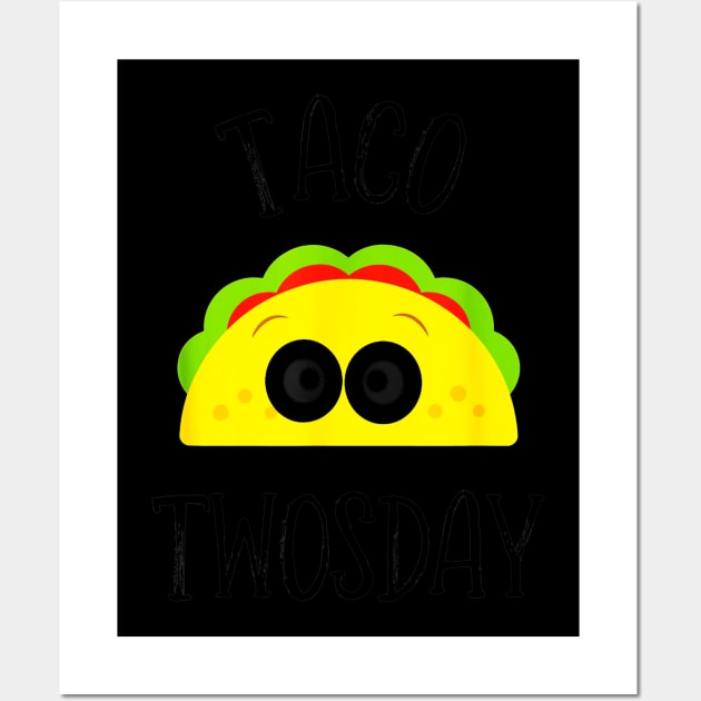 Taco Twosday Birthday Party Dos -Toddler Cinco De Mayo Wall Art by CovidStore